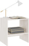 vidaXL - Nachtkastjes - 2 - st - 40x30,5x40 - cm - massief - grenenhout - wit