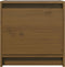 vidaXL - Nachtkastjes - 2 - st - 40x30,5x40 - cm - massief - grenenhout - honingbruin