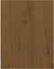 vidaXL - Nachtkastjes - 2 - st - 40x30,5x40 - cm - massief - grenenhout - honingbruin