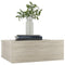 vidaXL - Nachtkastjes - 2 - st - 40x30x15 - cm - bewerkt - hout - sonoma - eikenkleurig