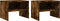 vidaXL - Nachtkastjes - 2 - st - 40x30x30 - cm - bewerkt - hout - gerookt - eikenkleurig