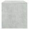vidaXL - Nachtkastjes - 2 - st - 40x30x30 - cm - bewerkt - hout - betongrijs