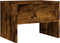 vidaXL - Nachtkastjes - 2 - st - 40x30x30 - cm - bewerkt - hout - gerookt - eikenkleurig