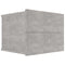 vidaXL - Nachtkastjes - 2 - st - 40x30x30 - cm - bewerkt - hout - betongrijs