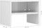 vidaXL - Nachtkastjes - 2 - st - 40x30x30 - cm - bewerkt - hout - hoogglans - wit