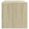 vidaXL - Nachtkastjes - 2 - st - 40x30x30 - cm - bewerkt - hout - sonoma - eikenkleurig