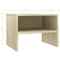 vidaXL - Nachtkastjes - 2 - st - 40x30x30 - cm - bewerkt - hout - sonoma - eikenkleurig