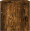 vidaXL - Nachtkastjes - 2 - st - 40x30x30 - cm - bewerkt - hout - gerookt - eikenkleurig