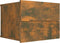 vidaXL - Nachtkastjes - 2 - st - 40x30x30 - cm - bewerkt - hout - gerookt - eikenkleurig