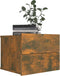 vidaXL - Nachtkastjes - 2 - st - 40x30x30 - cm - bewerkt - hout - gerookt - eikenkleurig
