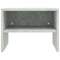 vidaXL - Nachtkastjes - 2 - st - 40x30x30 - cm - bewerkt - hout - betongrijs