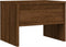 vidaXL - Nachtkastjes - 2 - st - 40x30x30 - cm - bewerkt - hout - bruin - eikenkleur