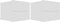 vidaXL - Nachtkastjes - 2 - st - 40x30x30 - cm - bewerkt - hout - wit