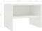 vidaXL - Nachtkastjes - 2 - st - 40x30x30 - cm - bewerkt - hout - wit