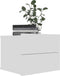 vidaXL - Nachtkastjes - 2 - st - 40x30x30 - cm - bewerkt - hout - wit