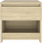 vidaXL - Nachtkastjes - 2 - st - 40x30x39 - cm - bewerkt - hout - sonoma - eikenkleurig