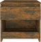 vidaXL - Nachtkastjes - 2 - st - 40x30x39 - cm - bewerkt - hout - gerookt - eikenkleurig