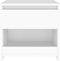 vidaXL - Nachtkastjes - 2 - st - 40x30x39 - cm - bewerkt - hout - wit