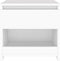 vidaXL - Nachtkastjes - 2 - st - 40x30x39 - cm - bewerkt - hout - wit