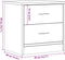vidaXL - Nachtkastjes - 2 - st - 40x30x40 - cm - bewerkt - hout - oud - houtkleurig