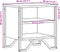 vidaXL - Nachtkastjes - 2 - st - 40x30x40 - cm - bewerkt - hout - sonoma - eikenkleurig