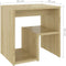 vidaXL - Nachtkastjes - 2 - st - 40x30x40 - cm - bewerkt - hout - sonoma - eikenkleurig