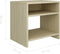 vidaXL - Nachtkastjes - 2 - st - 40x30x40 - cm - bewerkt - hout - sonoma - eikenkleurig