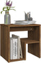 vidaXL - Nachtkastjes - 2 - st - 40x30x40 - cm - bewerkt - hout - bruin - eikenkleur