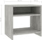 vidaXL - Nachtkastjes - 2 - st - 40x30x40 - cm - bewerkt - hout - betongrijs