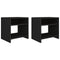 vidaXL - Nachtkastjes - 2 - st - 40x30x40 - cm - bewerkt - hout - zwart