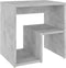 vidaXL - Nachtkastjes - 2 - st - 40x30x40 - cm - bewerkt - hout - betongrijs