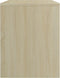 vidaXL - Nachtkastjes - 2 - st - 40x30x40 - cm - bewerkt - hout - sonoma - eikenkleurig