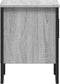 vidaXL - Nachtkastjes - 2 - st - 40x30x40 - cm - bewerkt - hout - grijs - sonoma - eiken
