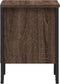 vidaXL - Nachtkastjes - 2 - st - 40x30x40 - cm - bewerkt - hout - bruin - eikenkleurig