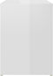 vidaXL - Nachtkastjes - 2 - st - 40x30x40 - cm - bewerkt - hout - hoogglans - wit