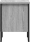 vidaXL - Nachtkastjes - 2 - st - 40x30x40 - cm - bewerkt - hout - grijs - sonoma - eiken