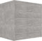 vidaXL - Nachtkastjes - 2 - st - 40x30x40 - cm - bewerkt - hout - betongrijs