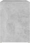 vidaXL - Nachtkastjes - 2 - st - 40x30x40 - cm - bewerkt - hout - betongrijs