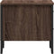 vidaXL - Nachtkastjes - 2 - st - 40x30x40 - cm - bewerkt - hout - bruin - eikenkleur