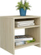 vidaXL - Nachtkastjes - 2 - st - 40x30x40 - cm - bewerkt - hout - sonoma - eikenkleurig