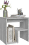 vidaXL - Nachtkastjes - 2 - st - 40x30x40 - cm - bewerkt - hout - grijs - sonoma - eiken