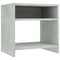 vidaXL - Nachtkastjes - 2 - st - 40x30x40 - cm - bewerkt - hout - betongrijs