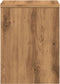 vidaXL - Nachtkastjes - 2 - st - 40x30x40 - cm - bewerkt - hout - artisanaal - eiken