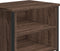 vidaXL - Nachtkastjes - 2 - st - 40x30x40 - cm - bewerkt - hout - bruin - eikenkleurig