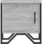 vidaXL - Nachtkastjes - 2 - st - 40x30x40 - cm - bewerkt - hout - grijs - sonoma - eiken