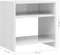 vidaXL - Nachtkastjes - 2 - st - 40x30x40 - cm - bewerkt - hout - wit