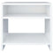 vidaXL - Nachtkastjes - 2 - st - 40x30x40 - cm - bewerkt - hout - wit