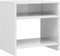 vidaXL - Nachtkastjes - 2 - st - 40x30x40 - cm - bewerkt - hout - wit