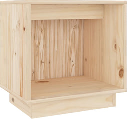 vidaXL - Nachtkastjes - 2 - st - 40x30x40 - cm - massief - grenenhout - wit