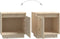 vidaXL - Nachtkastjes - 2 - st - 40x30x40 - cm - massief - grenenhout